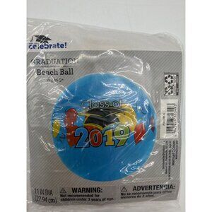 Way To Celebrate! Class Of 2019 Graduation Beach Ball 11-Inch Diameter Ages 3+ M